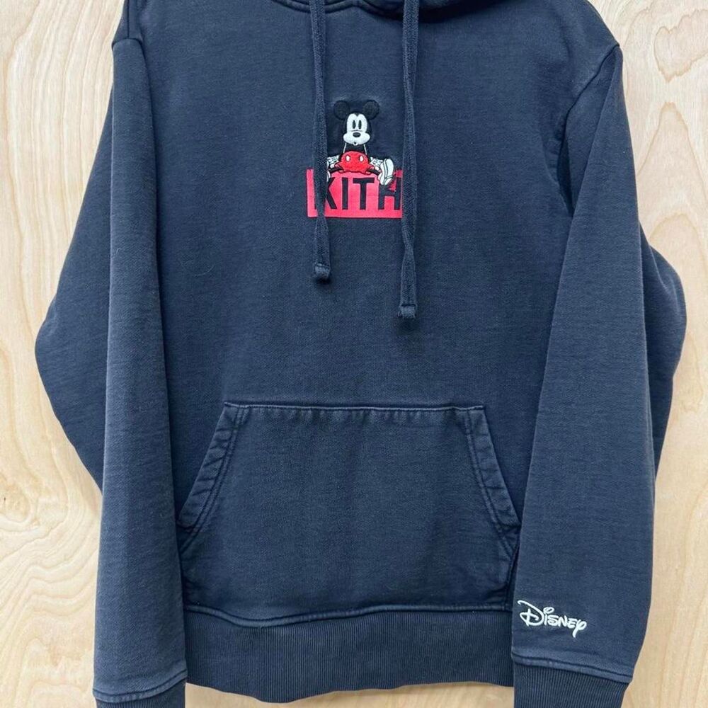 Kith Men's Black and Navy Hoodie